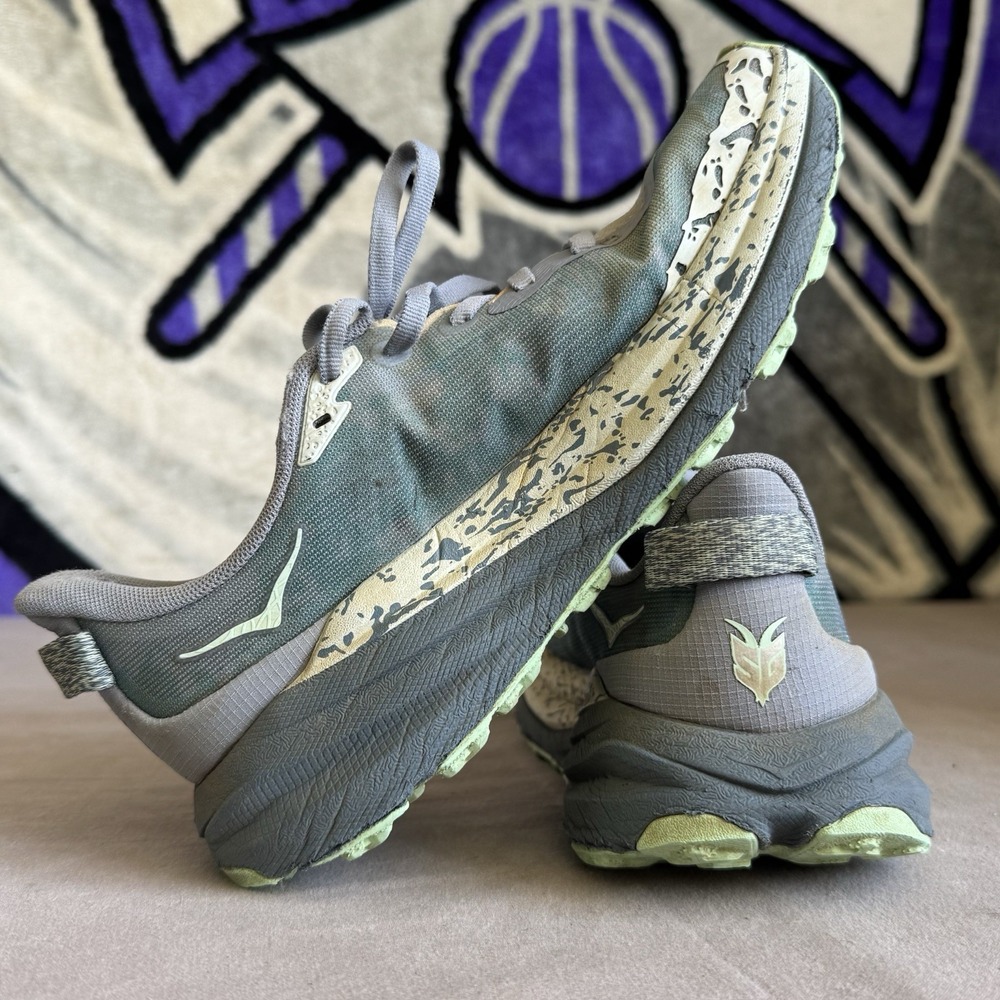 Size 8B - Hoka One One Speedgoat 6 Shoes Womens Colorful Sneakers 1147811 MNLG - Picture 6 of 10